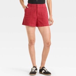 Universal Thread High Waist Red Shorts Size 4